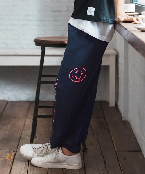 seventy seven(セブンティセブン)の「mp13507-middle onz sweat pants (77arch) スウェットパンツ(スウェットパンツ・メンズ・ネイビー/ブラック×ホワイト/ブラック×ゴールド・S/M/L/XL)」の19枚目の写真