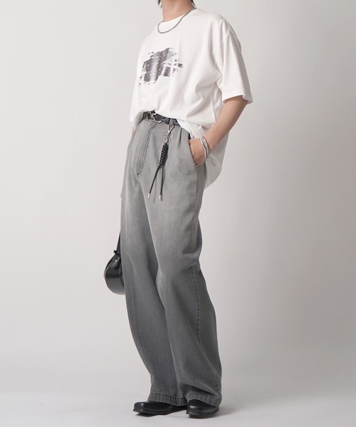 Confirm(コンファーム)の「アブストラクトグラフィック箔プリント 半袖Tシャツ メンズ レディース(Tシャツ/カットソー・メンズ・ブラック/ホワイト/ホワイト系その他/ブラック系その他・M/L)」の15枚目の写真
