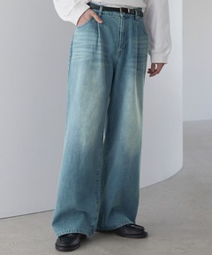 CLEL core.】Heavy Ounce Gradient Denim and Wallet Chain/ヘヴィー 