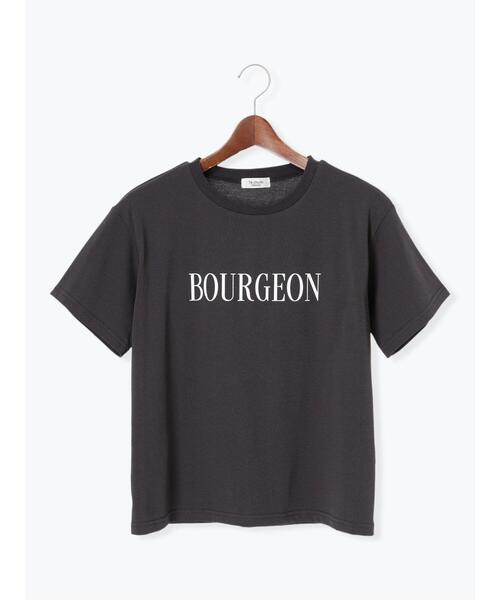 Te chichi TERRASSE（テチチテラス）の「【接触冷感】フロントロゴプリントTシャツ（Tシャツ/カットソー・レディース・ブラック/オフホワイト/チャコールグレー・F）」の3枚目の写真