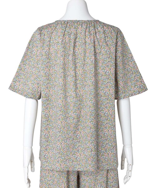 KID BLUE(キッドブルー)の「キッドブルー -25LIBERTYプリント -5分袖トップス -KOBN345 -kidblue(シャツ/ブラウス・レディース・アイボリー/サックスブルー/ブラック・M)」の19枚目の写真