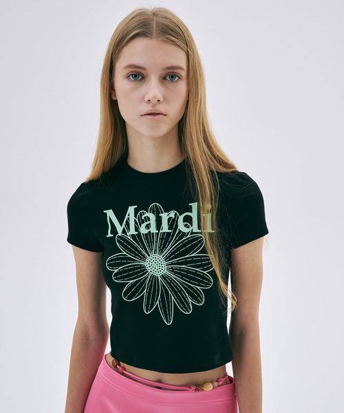 Mardi Mercredi（マルディメクルディ）の「CROPPED TSHIRT