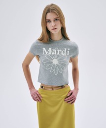 Mardi Mercredi | CROPPED TSHIRT FLOWERMARDI(Tシャツ/カットソー)