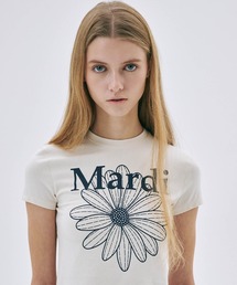 CROPPED TSHIRT FLOWERMARDI / クロップド Tシャツ フラワーマルディ