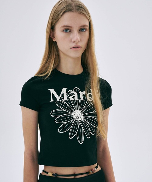 Mardi Mercredi（マルディメクルディ）の「CROPPED TSHIRT