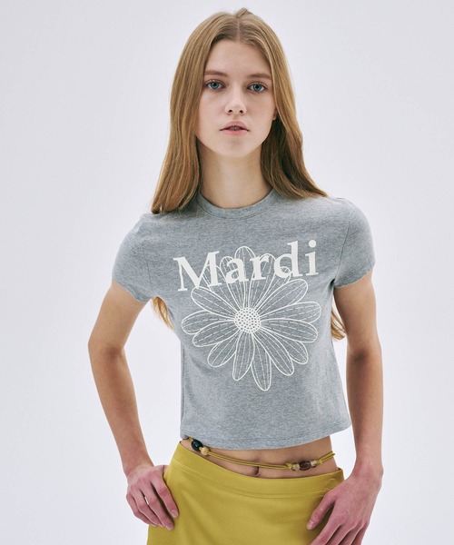 Mardi Mercredi（マルディメクルディ）の「CROPPED TSHIRT