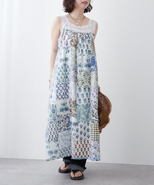 NAO(ナオ)の「【WEB先行予約】【India Series】パッチワークレースワンピース(ワンピース・レディース・グレー/オフホワイト/ブラック・FREE)」の11枚目の写真