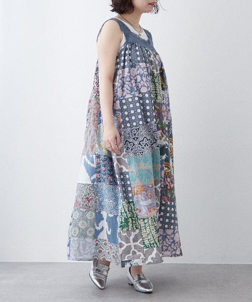 NAO(ナオ)の「【WEB先行予約】【India Series】パッチワークレースワンピース(ワンピース・レディース・グレー/オフホワイト/ブラック・FREE)」の16枚目の写真