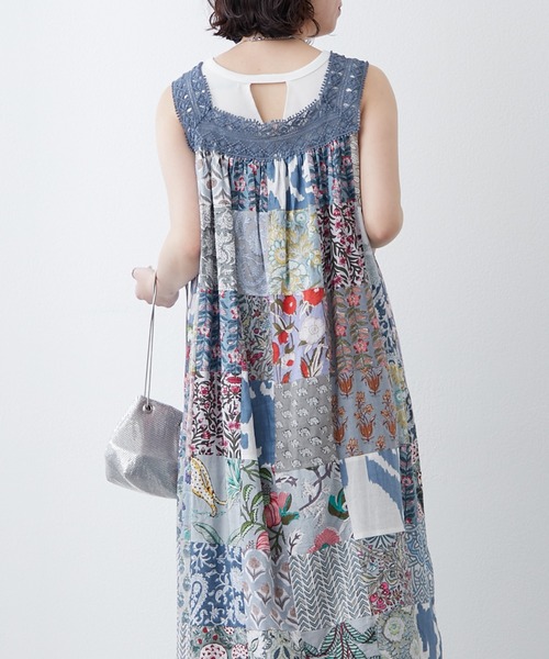 NAO(ナオ)の「【WEB先行予約】【India Series】パッチワークレースワンピース(ワンピース・レディース・グレー/オフホワイト/ブラック・FREE)」の20枚目の写真