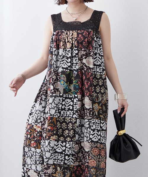 NAO(ナオ)の「【WEB先行予約】【India Series】パッチワークレースワンピース(ワンピース・レディース・グレー/オフホワイト/ブラック・FREE)」の22枚目の写真