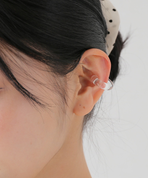 plage（プラージュ）の「mussels and muscles/マッソーズアンドマッソーズ LUMINOUS イヤーカフ SMALL（イヤーカフ・レディース・ホワイト系その他・FREE）」の5枚目の写真