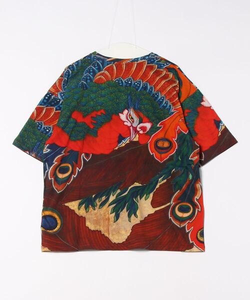 カヤ（カヤ）の「【カヤ】着る、NIPPON ART 倭の絵メンズTシャツ（Tシャツ/カットソー・メンズ・ベージュ/ブラック/ブルー/ブラウン/ダークグレー/ダークネイビー/グリーン/ライトブルー/ネイビー/オレンジ/ピンク/レッド・FREE）」の19枚目の写真