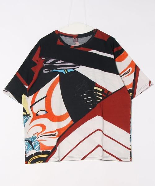 カヤ（カヤ）の「【カヤ】着る、NIPPON ART 倭の絵メンズTシャツ（Tシャツ/カットソー・メンズ・ベージュ/ブラック/ブルー/ブラウン/ダークグレー/ダークネイビー/グリーン/ライトブルー/ネイビー/オレンジ/ピンク/レッド・FREE）」の11枚目の写真