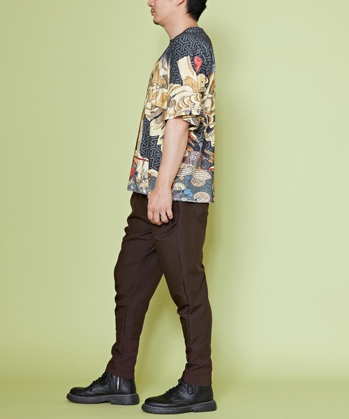 カヤ（カヤ）の「【カヤ】着る、NIPPON ART 倭の絵メンズTシャツ（Tシャツ/カットソー・メンズ・ベージュ/ブラック/ブルー/ブラウン/ダークグレー/ダークネイビー/グリーン/ライトブルー/ネイビー/オレンジ/ピンク/レッド・FREE）」の15枚目の写真