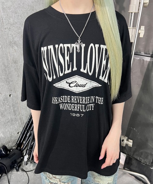 セール】SUNSET LOVER T（Tシャツ/カットソー）｜Figments