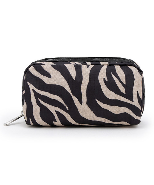 RECTANGULAR COSMETIC ラフィアゼブラ（ポーチ）｜LeSportsac