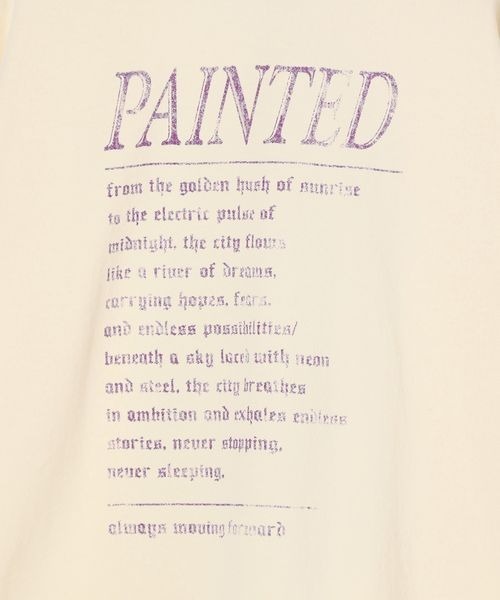 PBLIM(ページボーイリム)の「《UNISEX》NYビッグシルエットTシャツ(Tシャツ/カットソー・レディース・クリーム/チャコール/グリーン系その他・FREE)」の11枚目の写真