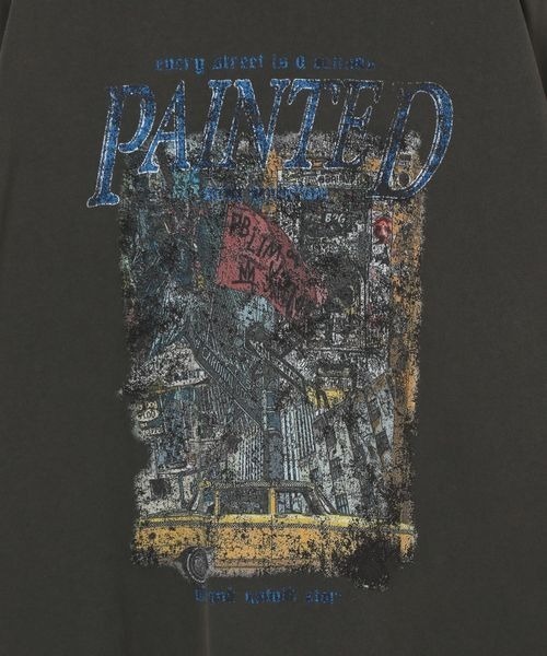 PBLIM(ページボーイリム)の「《UNISEX》NYビッグシルエットTシャツ(Tシャツ/カットソー・レディース・クリーム/チャコール/グリーン系その他・FREE)」の13枚目の写真