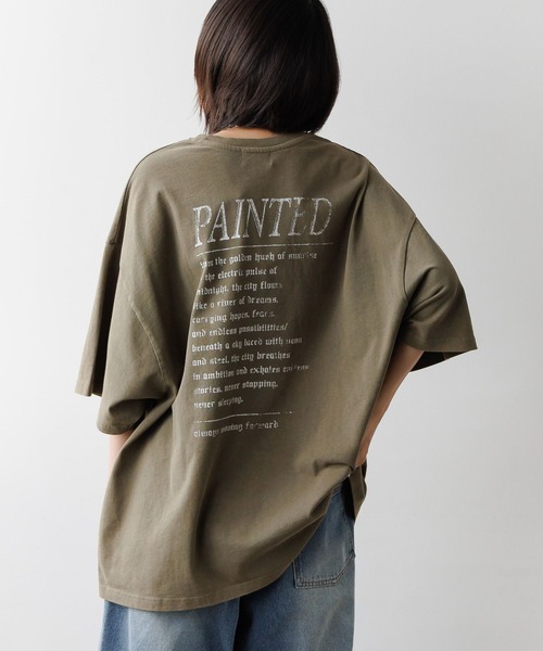 美品✨Perfume Closet ビッグシルエットTシャツ ネイビー M シンプルロゴビッグシルエットTシャツ(ネイビー) | COPINE