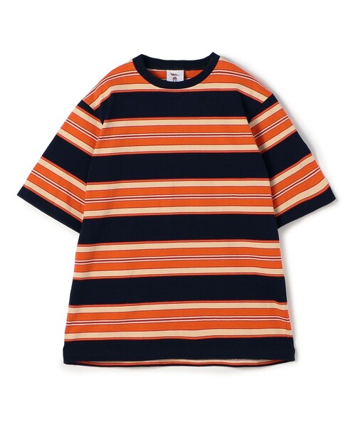 Barbarian（バーバリアン）の「【別注】BARBARIAN コットンハーフスリーブ クルーネックカットソー（Tシャツ/カットソー・メンズ・グリーン系その他/ブラウン系その他/ブルー系その他2/ブルー系その他/グレー系その他/ベージュ系その他・S/L/M）」の6枚目の写真