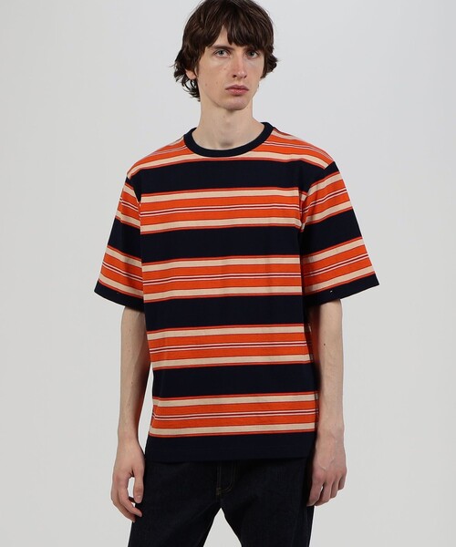 Barbarian（バーバリアン）の「【別注】BARBARIAN コットンハーフスリーブ クルーネックカットソー（Tシャツ/カットソー・メンズ・グリーン系その他/ブラウン系その他/ブルー系その他2/ブルー系その他/グレー系その他/ベージュ系その他・S/L/M）」の16枚目の写真