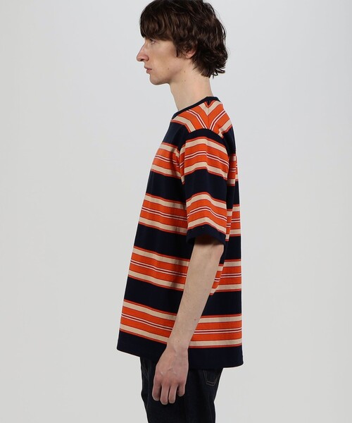 Barbarian（バーバリアン）の「【別注】BARBARIAN コットンハーフスリーブ クルーネックカットソー（Tシャツ/カットソー・メンズ・グリーン系その他/ブラウン系その他/ブルー系その他2/ブルー系その他/グレー系その他/ベージュ系その他・S/L/M）」の14枚目の写真