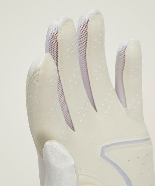 adidas（アディダス）の「adidas by Stella McCartney ゴルフグローブ / アディダス adidas（手袋・レディース・ホワイト×ブラック・LARGE/MEDIUM/X-LARGE）」の3枚目の写真