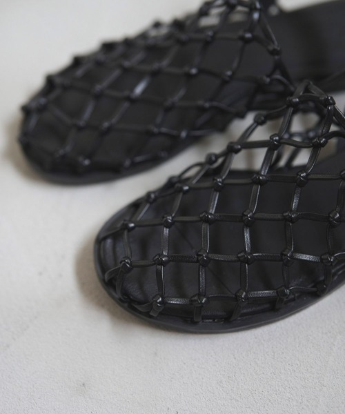 anuke(アンヌーク)の「anuke Braid Flat Shoes ブレイドフラットシューズ/62521028(サンダル・レディース・ブラウン/ブラック・38/36/37)」の20枚目の写真