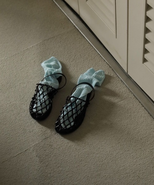 anuke(アンヌーク)の「anuke Braid Flat Shoes ブレイドフラットシューズ/62521028(サンダル・レディース・ブラウン/ブラック・38/36/37)」の16枚目の写真