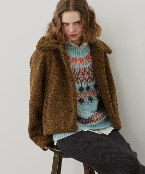 テディベアボアショートブルゾン（ブルゾン）｜Unitage（ユニテージ