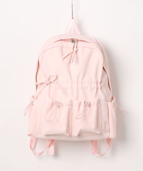 Port（ポート）の「【 Port / ポート 】 ドロスト リボン ギャザー リュック #（バックパック/リュック・レディース・ブラック/ピンク/ブルー/ホワイト/ホワイト系その他・FREE）」の10枚目の写真