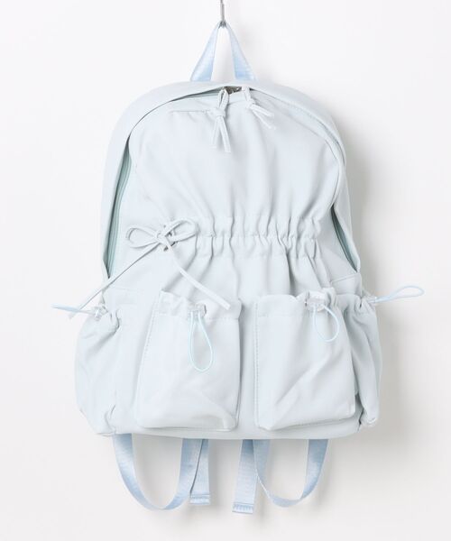 Port（ポート）の「【 Port / ポート 】 ドロスト リボン ギャザー リュック #（バックパック/リュック・レディース・ブラック/ピンク/ブルー/ホワイト/ホワイト系その他・FREE）」の14枚目の写真