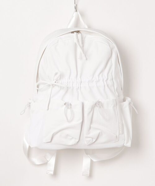 Port（ポート）の「【 Port / ポート 】 ドロスト リボン ギャザー リュック #（バックパック/リュック・レディース・ブラック/ピンク/ブルー/ホワイト/ホワイト系その他・FREE）」の19枚目の写真