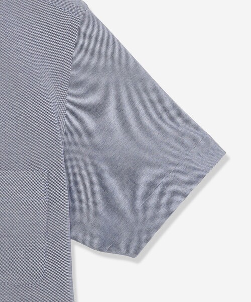 MACKINTOSH LONDON（マッキントッシュ ロンドン）の「【FLEX JERSEY】交編鹿の子ジャージー半袖シャツ（シャツ/ブラウス・メンズ・グレー/ブルー系その他7・S/M/XL/L）」の9枚目の写真