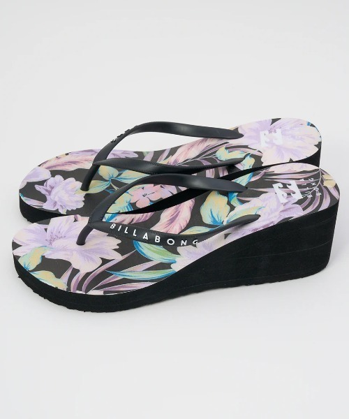 BILLABONG(ビラボン)の「BILLABONG レディース FLIP FLOPS PLATFORM PRINT ビーチサンダル 【2025年春夏モデル】/ビラボンボリュームソール厚底サンダル(サンダル・レディース・マルチ/ブルー・23cm/24cm)」の5枚目の写真