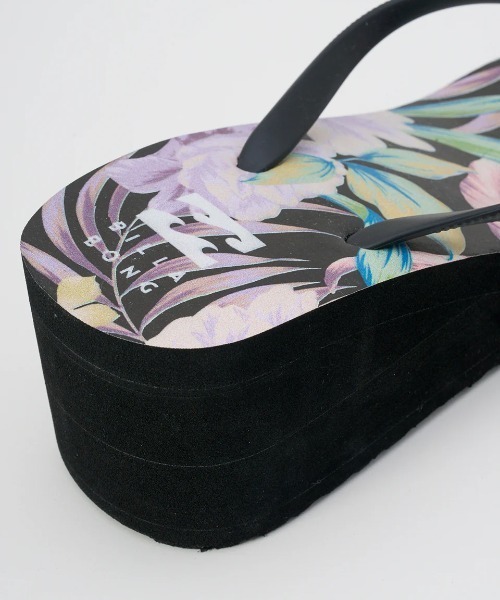BILLABONG(ビラボン)の「BILLABONG レディース FLIP FLOPS PLATFORM PRINT ビーチサンダル 【2025年春夏モデル】/ビラボンボリュームソール厚底サンダル(サンダル・レディース・マルチ/ブルー・23cm/24cm)」の8枚目の写真