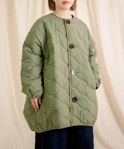 Brocante / ブロカント] NCポプリン(中綿) キルトココンコート