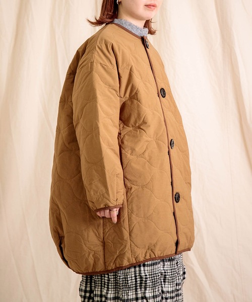 Brocante / ブロカント] NCポプリン(中綿) キルトココンコート