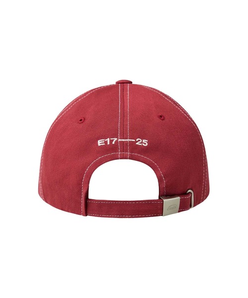 LETTERING LOGO WHITE STITCH BALL CAP（キャップ）｜EMIS