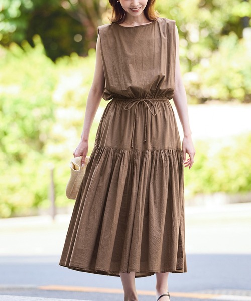 コットンボイルティアードワンピース（ワンピース）｜ROPE' PICNIC