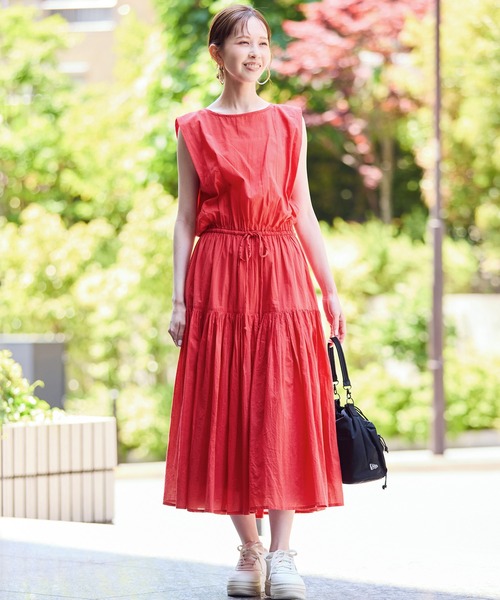 コットンボイルティアードワンピース（ワンピース）｜ROPE' PICNIC