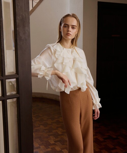 EFFE BEAMS（エッフェビームス）の「アムンゼン パンツ（その他パンツ・レディース・ブラウン/ネイビー・36/38）」の10枚目の写真