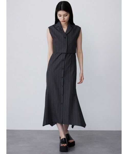 セール】ジレレイヤードジャンパースカート（ジャンパースカート