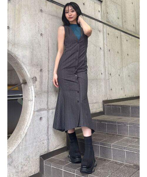 mamisama39様 ENFOLD ジャンパースカート　グレー　レイヤード mamisama39様 ENFOLD ジャンパースカート グレー レイヤード ENFOLD