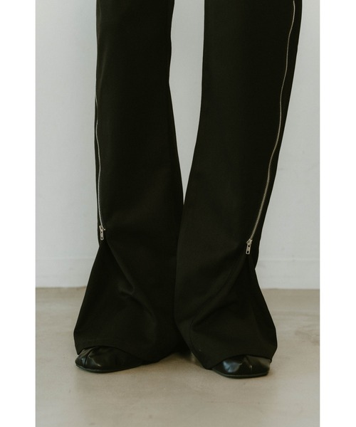 Knuth Marf(クヌースマーフ)の「2piece zip flare pants(その他パンツ・レディース・ブラック/ベージュ/ブラウン・SMALL/MEDIUM/X-SMALL)」の11枚目の写真