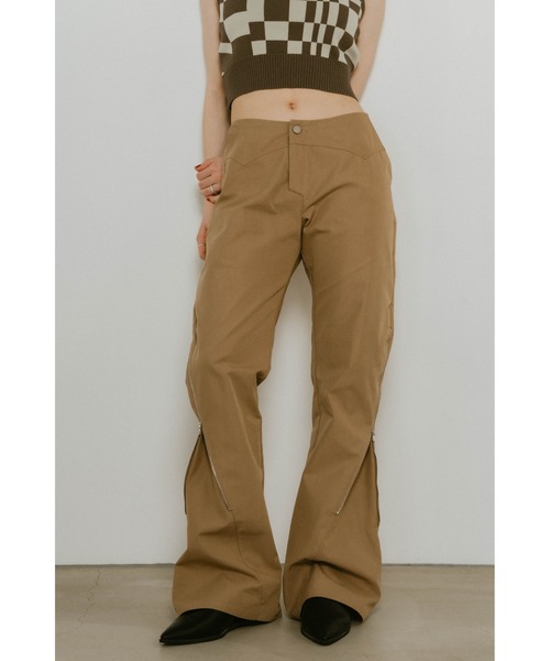 2piece zip flare pants（その他パンツ）｜Knuth Marf