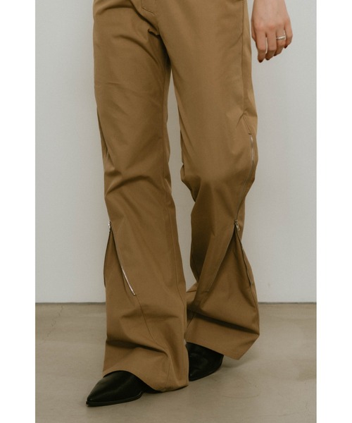 Knuth Marf(クヌースマーフ)の「2piece zip flare pants(その他パンツ・レディース・ブラック/ベージュ/ブラウン・SMALL/MEDIUM/X-SMALL)」の20枚目の写真