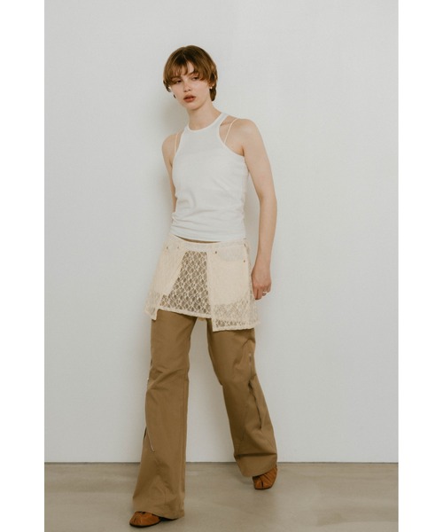2piece zip flare pants（その他パンツ）｜Knuth Marf