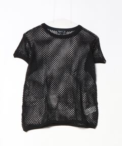 セール】Double Mesh Short Length T-shirt/ダブルメッシュ