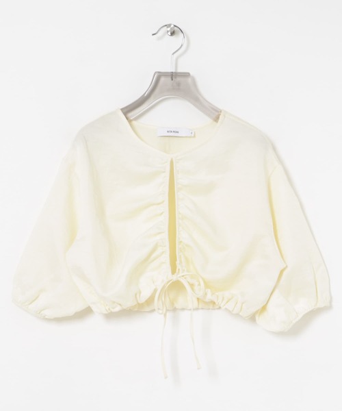 RITA ROW（リタロウ）の「RITA ROW　LUMEN TOP（シャツ/ブラウス・レディース・ベージュ・X-SMALL）」の9枚目の写真
